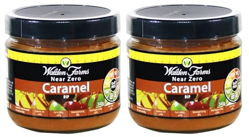 Walden Farms Near Zero Caramel Dip Spread 340g (Pack of 2)