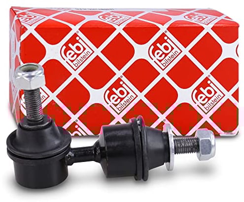 febi bilstein 27299 Verbindungsstange mit Sicherungsmuttern , 1 Stück, rot