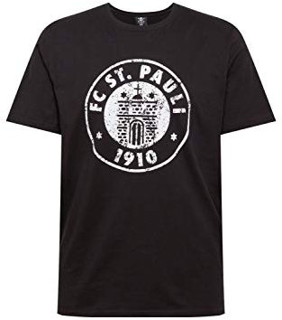 FC St. Pauli Logo Männer T-Shirt schwarz S