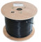 Cat 6 Solid PE External Cable 20m Black 100% Copper Data Networking Ethernet