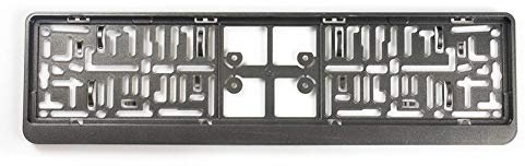 AUTO-STYLE Kunststoff Nummernschildhalter 'Klick' 52x11cm Gunmetal