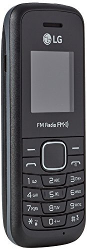LG B200E - Teléfono móvil 1.45 (SIM única, MiniSIM, Despertador, calculadora, calendario, GSM, 128 x 128 Pixeles, TFT) Negro [Importado de Italia]