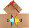 50 Porta Due CD Bustine Busta Custodia Regalo Per CD e DVD In Carta Kraft