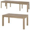 Furniture24 Tisch Küchentisch Esszimmertisch Esstisch WENUS Ausziehbar 160-300 cm (Sonoma Eiche)