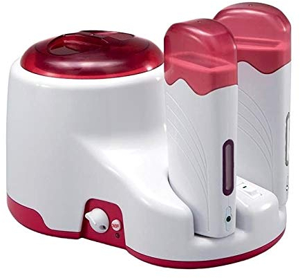 Kosmetex Professional Combi 2er Wachspatronen + 800ml Dose Executive Wachswärmer, Wachs-Erhitzer f. Patronen und Dosen