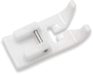 vhbw Antihaftfuß/Gleitfuß für Nähmaschinen mit 5 mm Stichbreite - Nähfuß, PTFE