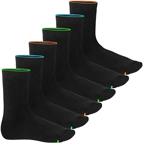 Footstar 6er Pack Thermosocken für Damen & Herren Wintersocken Vollfrottee