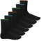 Footstar Damen & Herren 6 Paar Warme Wintersocken Vollfrottee Socken mit Thermo Effekt - Mix Neon Glow - 35-38