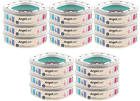 Angelcare recharges octogonales Dress Up pour Poubelle à Couches Pack au choix (Lot de 15)