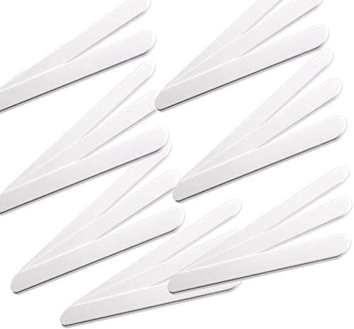 Kosmetik-Spatel weiß Kosmetex, zum Auftragen und Entnehmen von Cremes aus Dosen, Plastikspatel 15cm, 100 Stück