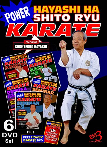 Power Karate Hayashi Ha Shito Ryu Kobudo - 6 DVD Set + FREE DVD (7 DVDs)