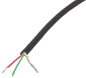 Van Damme XKE Microphone Balanced Pro-Patch Cable, 2 Core and Screen (Thin). 100m. Black