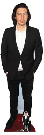 Star Cutouts Ltd CS818 Adam Driver Lifesize Cardboard Cutout/Standee/Standup with Free Mini Table Top, Multicolour