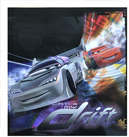 Gim SA Cars Stickeralbum mit Lightning McQueen und Jackson Storm 24 Seiten