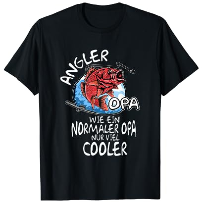 Angler Opa Lustiges Angeln für den Großvater und Opi T-Shirt