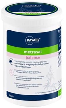 Navalis metrasal Balance Pellets | 1 kg | Ergänzungsfuttermittel für Stuten | Mönchspfeffer & Weihrauch