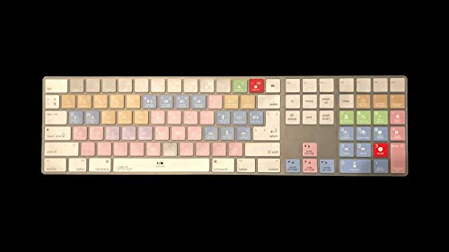 Avid Pro Tools Hotkey Shortcut Tastaturabdeckung für Apple Magic Keyboard mit Ziffernblock