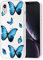 Yerebel Case for iPhone XR Case 2018 Cute Case, Clear Flexible Bumper TPU Soft Rubber Silicone Cover Phone Case for iPhone XR 6.1 (Blue Butterfly)