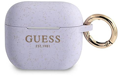 Guess Apple AirPods 3 Cover Glitter Collection - Custodia in silicone per Apple AirPods