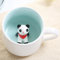 Arawat Mug Panda Tazza Di Caffè Carino Tazza Di Tè In Ceramica 350 Ml Grande Tazza Di Caffè 3d Tazza Divertente Tazza Di Caffè Espresso Tazza Di Caffè Cappuccino Tazza Regalo Carino (Panda)