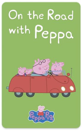Yoto Peppa Pig: On the Road with Peppa – Kids Audio Card for Use with Player & Mini All-in-1 Audio Device, Educational Screen-Free Listening with Fun Stories for Car & Travel Journeys, Ages 3+