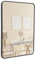 Terra Home Wandspiegel - Rechteckig, 60x80 cm, Schwarz, Modern, Metallrahmen Spiegel - für Flur, Wohnzimmer, Bad oder Garderobe