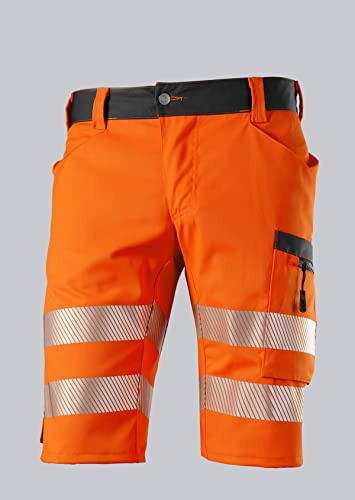 BP 2045-847-6556 Shorts, 85.5% Polyester/12% Baumwolle/2.5% Elastolefin, Warnorange/Anthrazit, Modern fit, Größe 56n