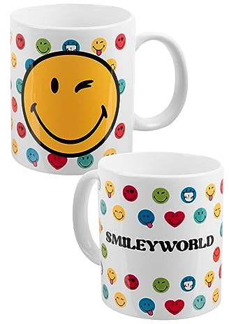 Smileyworld Tasse - Becher aus Porzellan Bunt 320 ml