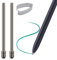 sciuU [2 Unidades Punta en Aleación de Titanio Compatible con Samsung Galaxy Tab S9 / S7 / S8 / Smartphone Galaxy S22 / Galaxy S23 Ultra Pen Stylus, Metálica Puntas Tips de Reemplazo Accesorios