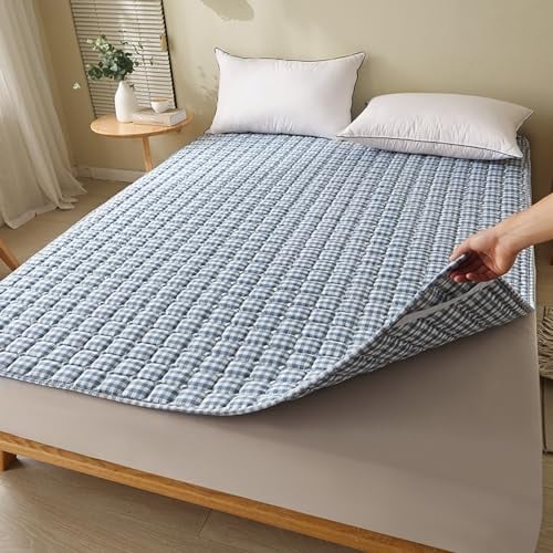 HAIBA Matratzenschoner 200x220cm Baumwolle Matratzenauflage für Bett