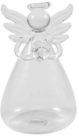 Xtahdge Betender Kristall Transparent Glas Vase Blumenbehälter Hydrokultur Behälter Home Dekorationen Dekor