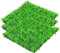 kathson 3 PCS Aquarium Grass Mat Decorations Artificial Plastic Lawn Ornament Landscape Green Plants Decoration for Saltwater Freshwater Tropical Fish Tank Decor