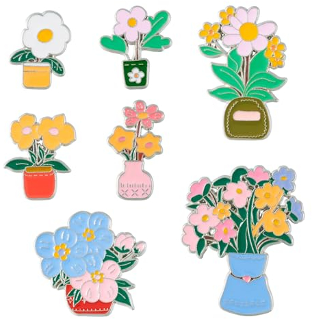 PH PandaHall Emaille Pin Badges Cartoon Brosche Pin Badges für Kleidung Taschen Jacken Zubehör Supplies, Metall