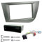 sound-way Kit Montaje Autoradio, Marco 1 DIN / 2 DIN Radio para Coche, Adaptador Compatible con Seat Leon II (Typ 1P) 2005-2012