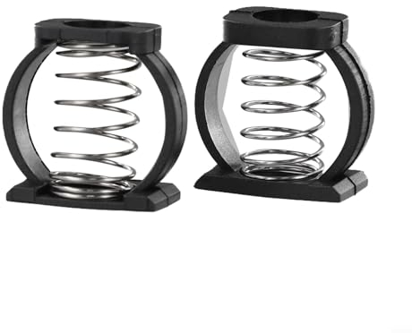Vilgftyiet C-Schnallenfeder-Scharnierclip – Faltradrahmen-Scharnierklemme – C-förmiger Clip Fahrradscharnierklemme – perfekt für Brompton-Faltrad (schwarz), 90W2A11R8VK4AF84817YR5NON94H
