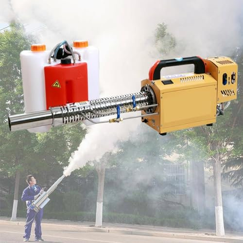 CYXOZ Tragbare Thermo-Nebelmaschine, 15 l, Desinfektions-Nebelmaschine, ULV-Sprühvernebler, elektrischer Sprüher, Aerosol-Zerstäuber für Innen- und Außenbereich, landwirtschaftlicher Sprüher, 180 K