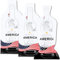 JIMMY THE FOX Reusable Wine Bags for Travel | 3-Pack | Durable Triple-Layer Bottle Protector Sleeve | Leak-Proof & Impact-Resistant | Airplane & Cruise Luggage | Wine Lover Gifts - Bottle America