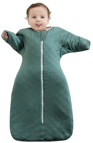 Aomloge PuppyPaws Baby Sleep Sack 2.5 TOG, Transitional Swaddle with Arms Up Length Sleeves and Mitten Cuffs, Sleep Sack 3-6 Months, Wearable Blanket Baby