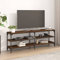 Mueble de TV Madera contrachapada marrón Roble 140x30x50 cm,Mesa de TV de Estilo Industrial para Un Ambiente Vintage Muebles TV