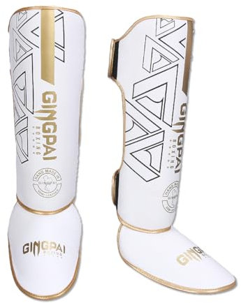 OLYSPM Espinilleras Kick Boxing,Espinilleras Muay Thai con Forro Amortiguador para Proteger Las Pantorrillas y los Pies,Espinilleras MMA para Boxeo,Sparring,Kickboxing,Karate