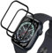 Elecshion Panzer Schutzfolie Glas für Apple Watch Series 7/8/9 41mm, 2 Stück Tempered Glass, HD Glas Displayschutz, 9H Härte, Anti-Kratzen, 0.33mm Ultra-klar, Panzerfolie