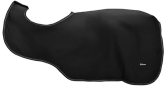 4Horses Ausreitdecke Livorno, wärmende Nierendecke aus softshellähnlichem Material, Fleece-Lining, Schutz für kühle Ausritte