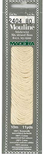 MADEIRA Sticktwist 10 m Farbe: 2404 ecrue 10 m Garne # 0172404 NEU in OVP