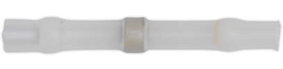 Sealey WTSSB25 Heat Shrink Butt Connector Solder Terminal 24-22 AWG White Pack of 25