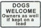 Dogs Welcome Cast Iron Sign Plaque Door Wall House Fence Gate Post Garden