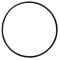 Rayher 2505001 Metallring, schwarz beschichtet, 10 cm ø, Stärke ca. 3 mm, Drahtring zum Basteln, für Wickeltechnik, Traumfänger Ring, Makramee Ring, Floristik