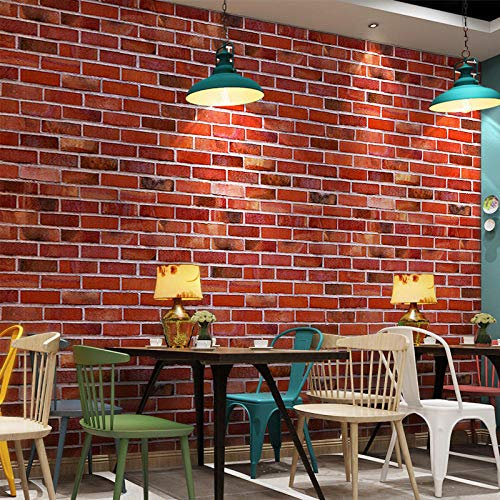 Papier peint en brique papier peint en brique sans soudure bar restaurant hôtel entrepôt hôtel allée papier peint 3D frontière murale pâte430cm×300cm