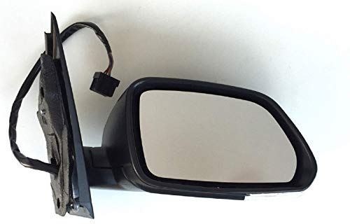 NICHT elektrisch anklappbar! OHNE Umfeldbeleuchtung! Pro!Carpentis Spiegel Außenspiegel rechts kompatibel mit Polo 9N3 06/2005-06/2009 elektrisch verstellbar schwarz