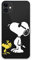 Funda para iPhone 12 Mini Oficial de Snoopy Woodstock y Snoopy Posado para Proteger tu móvil. Carcasa para Apple de Silicona Flexible con Licencia Oficial de Peanuts.