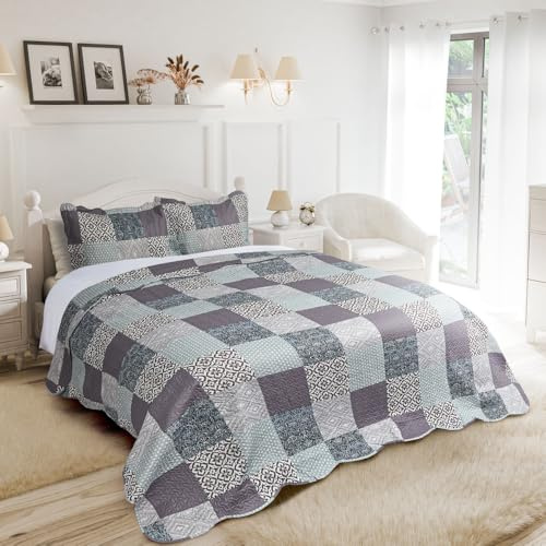 Emma Barclay Chiltern - Patchwork Bedspread Set - Double